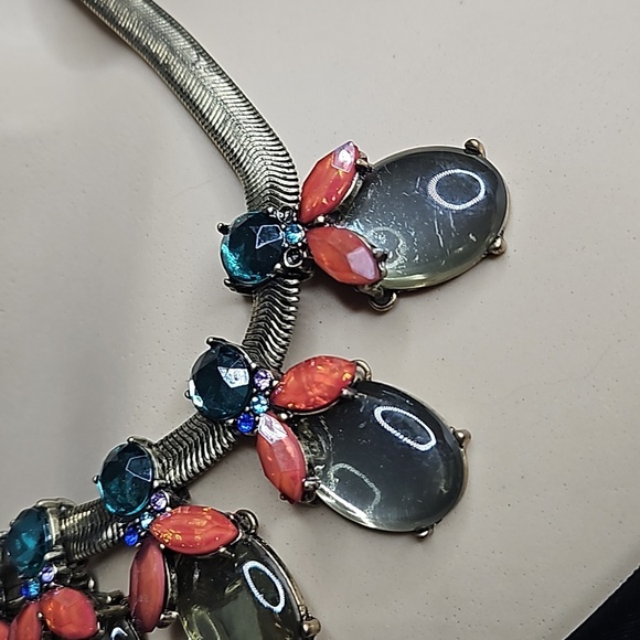 BAUBLEBAR PENDANT NECKLACE CLEAR MULTI COLORS - Picture 3 of 7